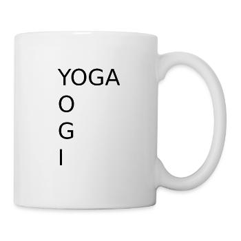 YOGA YOGI - Quote about yoga - Mug - white - Right