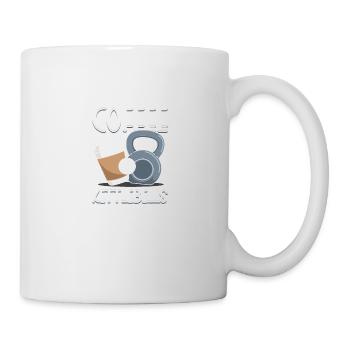 Coffee & Kettlebells - Tasse - Weiß - Rechts