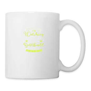 This Is My I'm Watching My Sister Play Softball - Tasse - Weiß - Rechts