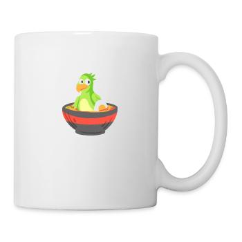 Cockatiel in a Ramen bowl - Tasse - Weiß - Rechts