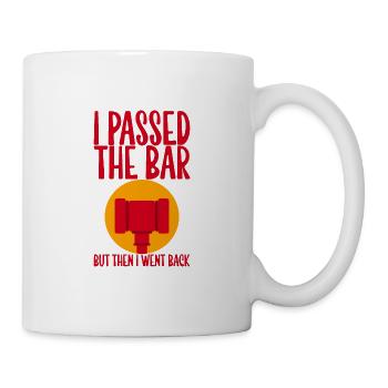 J’ai passé le bar mais ensuite je suis retourné - Mug blanc - blanc - Droite
