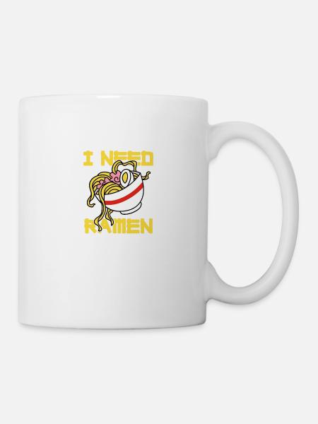 I Need Ramen - Tasse - Weiß