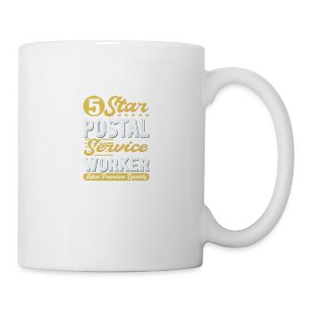 5-Star Postal Service Worker - Tasse - Weiß - Rechts
