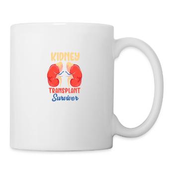 Kidney Transplant Survivor - Tasse - Weiß - Rechts
