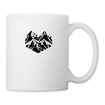 Mountains - Discover the beauty of nature - Mug - white - Right