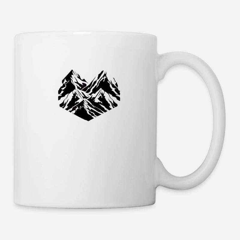 Montagnes - Découvrez la beauté de la nature - Mug blanc - blanc