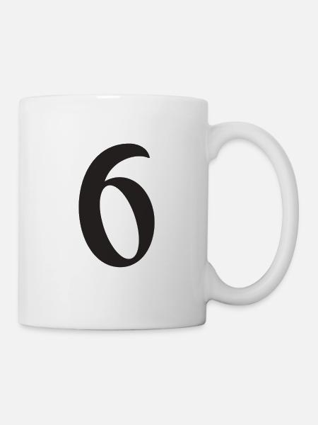 6 - Tasse - Weiß