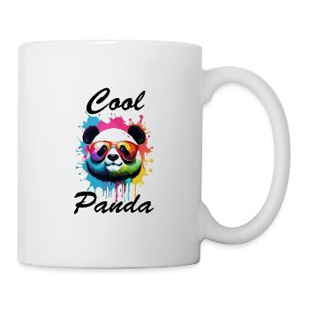 Panda / Animal / Zoo / Bamboo / Wild / Childlike - Mug - white - Right