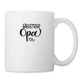 Bester Opa - Tasse - Weiß - Rechts