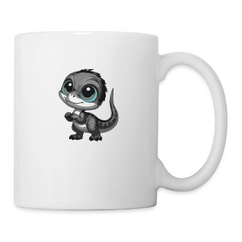 Baby-Dinosaurier - Tasse - Weiß - Rechts