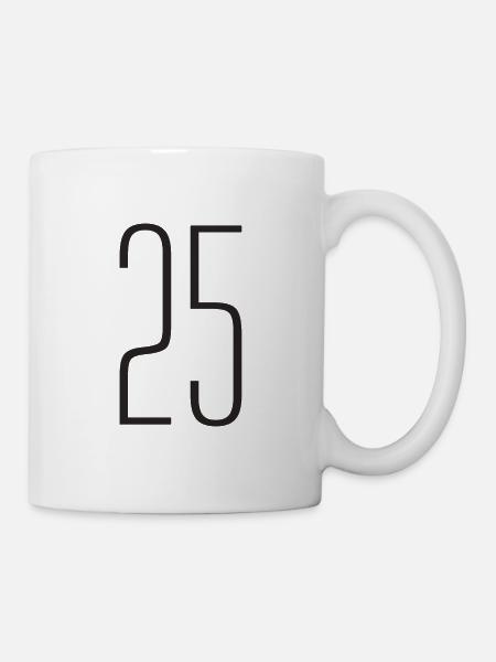 25 - Tasse - Weiß
