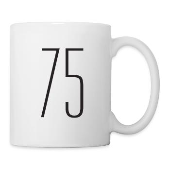 75 - Tasse - Weiß - Rechts