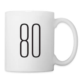 80 - Mug blanc - blanc - Droite