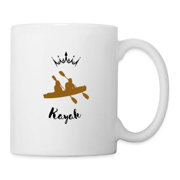 Duo im Kajak - Tasse - Weiß - Rechts