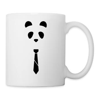 Panda Tie - Mug blanc - blanc - Droite