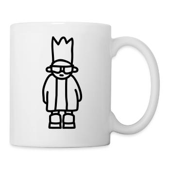 cool_king_person_1c - Mug - white - Right