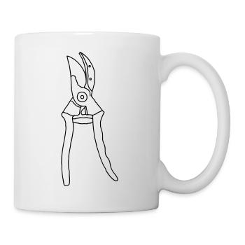 Garden Scissors - Mug - white - Right