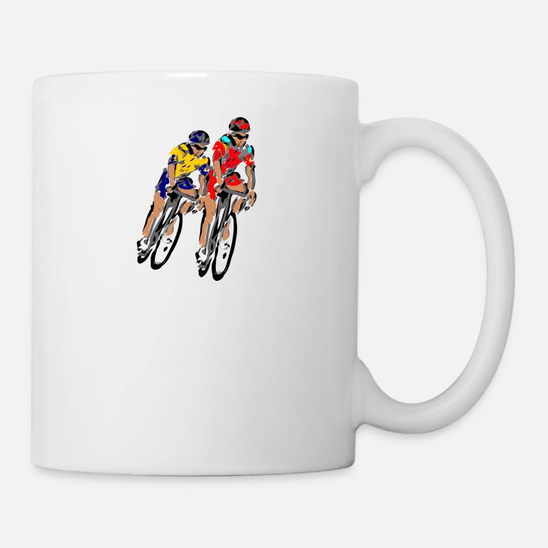 Tour cycliste - Mug blanc - blanc