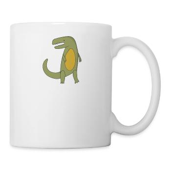 Geschenk Dinosaurier Fossil Kawaii Trex Comic Dino - Tasse - Weiß - Rechts
