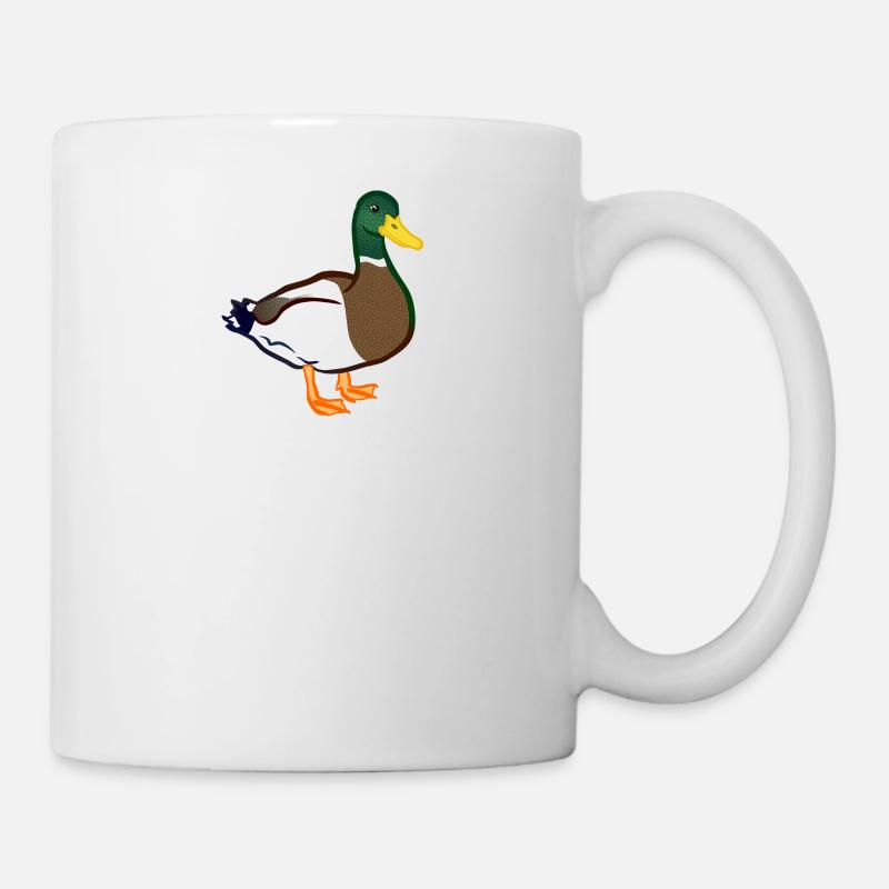canard - Mug blanc - blanc