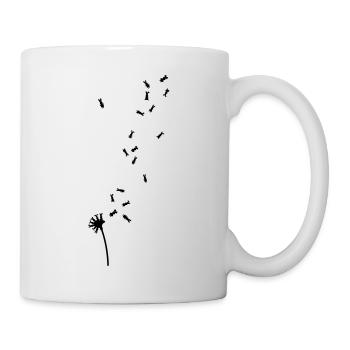 Dandelion hare rabbit bunnies bunny dandelion - Mug - white - Right