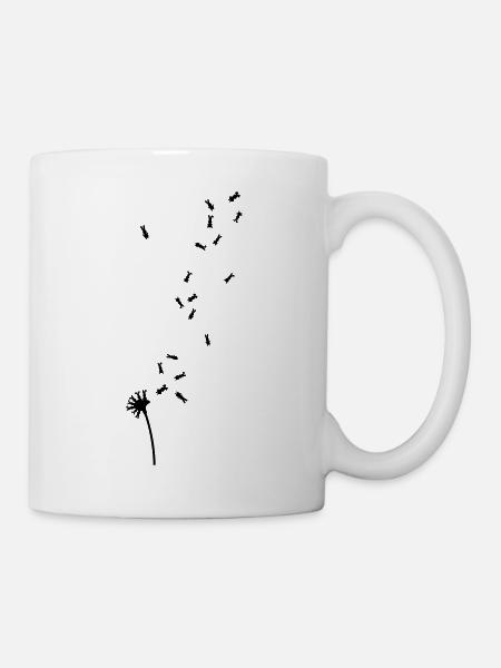 Dandelion hare rabbit bunnies bunny dandelion - Mug - white