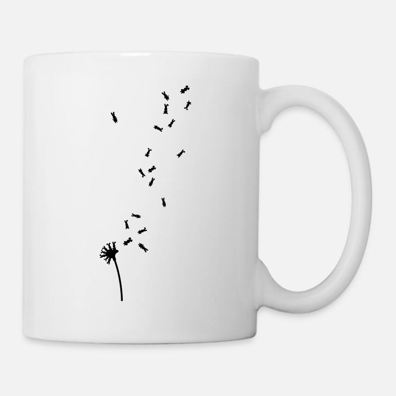 Pissenlit Pissenlit lapin lapin lapins - Mug blanc - blanc