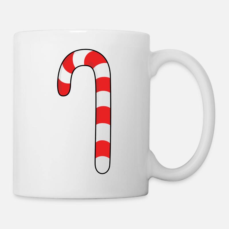 Zuckerstange - Tasse - Weiß