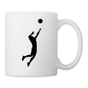 volleyball - Tasse - Weiß - Rechts