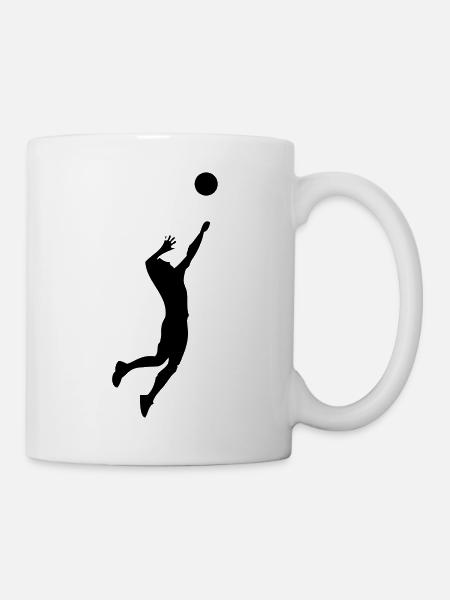 volleyball - Tasse - Weiß