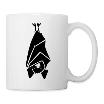 bat vampire batmen sleep sleeper dracula wings - Mug - white - Right