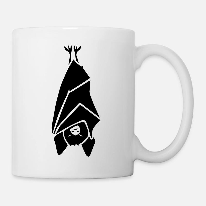 chauve-souris oreillard vampire hibernation bat - Mug blanc - blanc