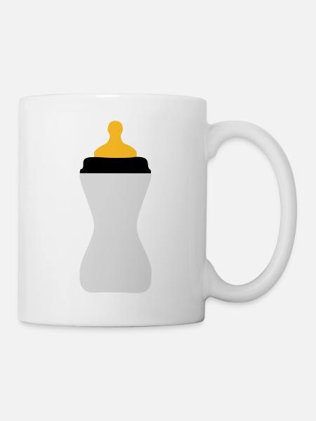 Babyflaschen - Tasse - Weiß