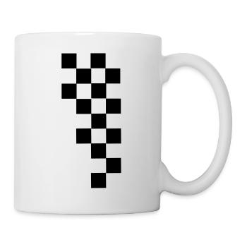 RACING FLAG - Tasse - Weiß - Rechts