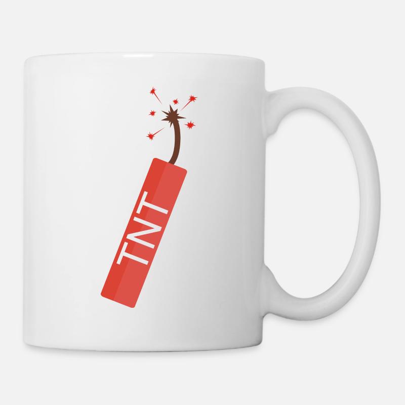 TNT Dynamit Stange - Tasse - Weiß