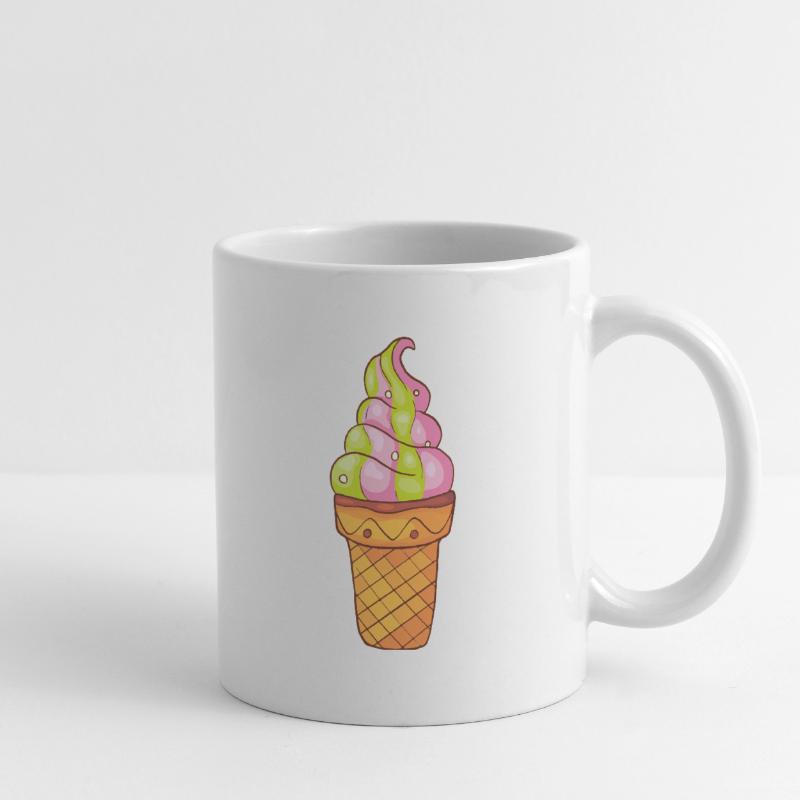 Softeis Eis Speiseeis Eiskrem Eiscreme Kugeleis Tasse