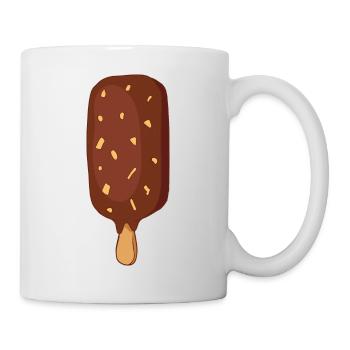 Eis Speiseeis Eiskrem Eiscreme Kugeleis Eisbecher - Tasse - Weiß - Rechts