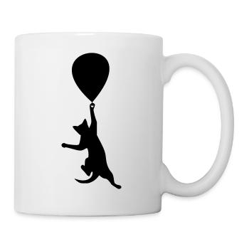 Ballon de chat - Mug blanc - blanc - Droite