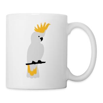 Kakadu Papagei - Tasse - Weiß - Rechts