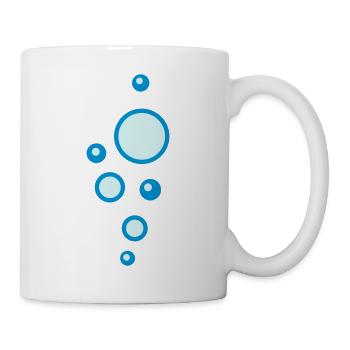 Bubbles - Mug blanc - blanc - Droite