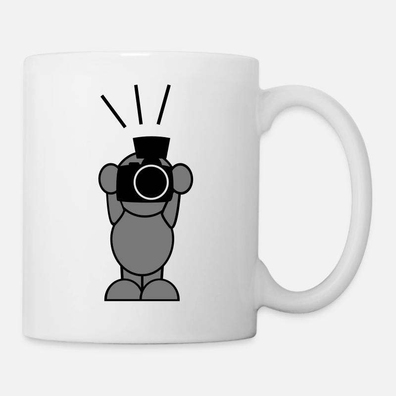 petit photographe - Mug blanc - blanc