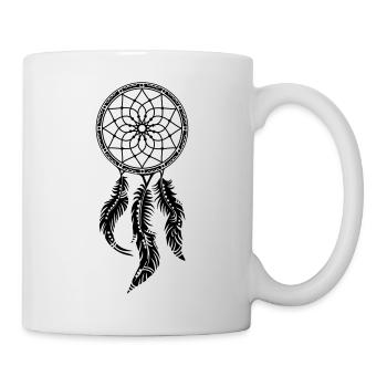 Dreamcatcher, Native Indians, dream catcher, - Mug - white - Right