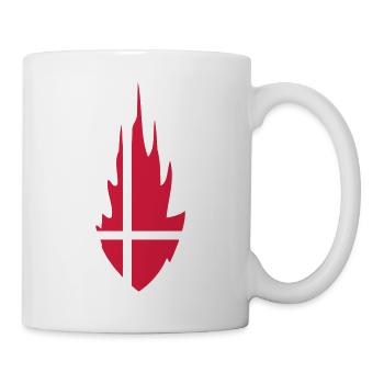 Denmark Danmark Fire Flame Design - Mug blanc - blanc - Droite