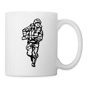 soldat - Tasse - Weiß - Rechts