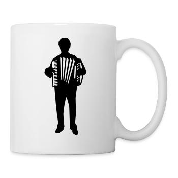 Akkordeon - Tasse - Weiß - Rechts