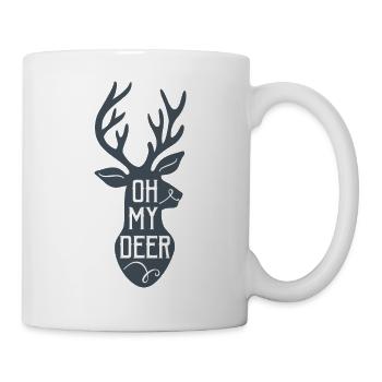 Oh My Deer Gift Christmas Santa Claus Wei - Mug - white - Right