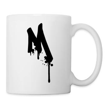 M graffiti drops Farbklex spray - Mug - white - Right