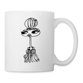 Fille de mode - Mug blanc - blanc - Droite