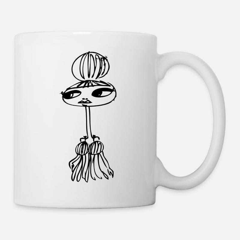 Fille de mode - Mug blanc - blanc