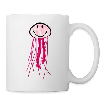 Smiley Jellyfish - Tasse - Weiß - Rechts